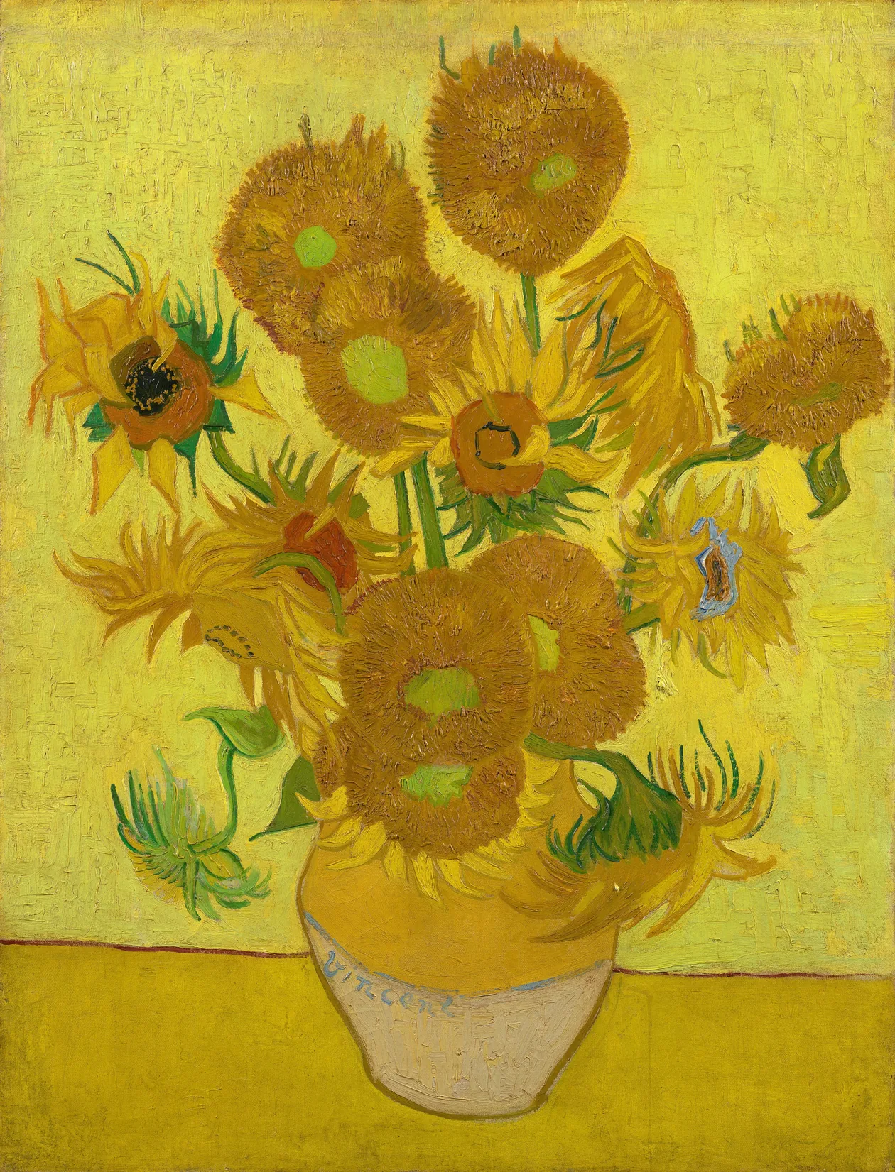 Van Gogh — Sunflowers (1888)