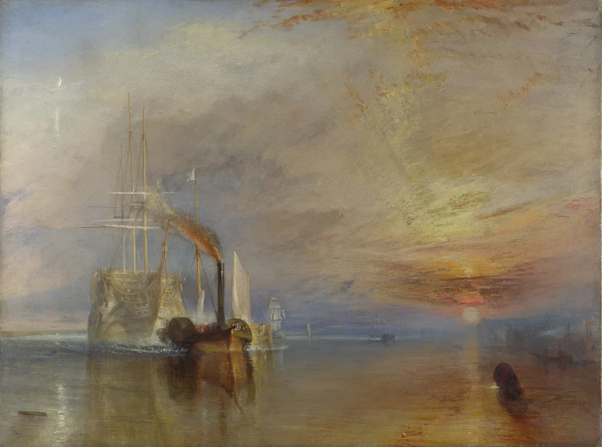 J.M.W. Turner — The Fighting Temeraire, 1839, National Gallery London