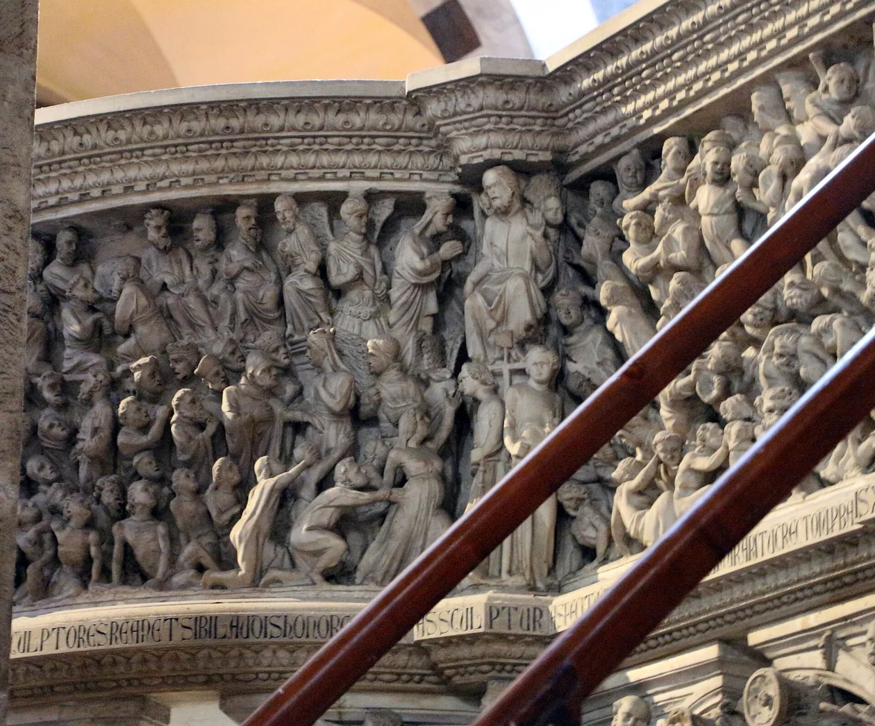 Cathedral pulpit by Giovanni Pisano, 1302-1311 — Pisa Cathedral