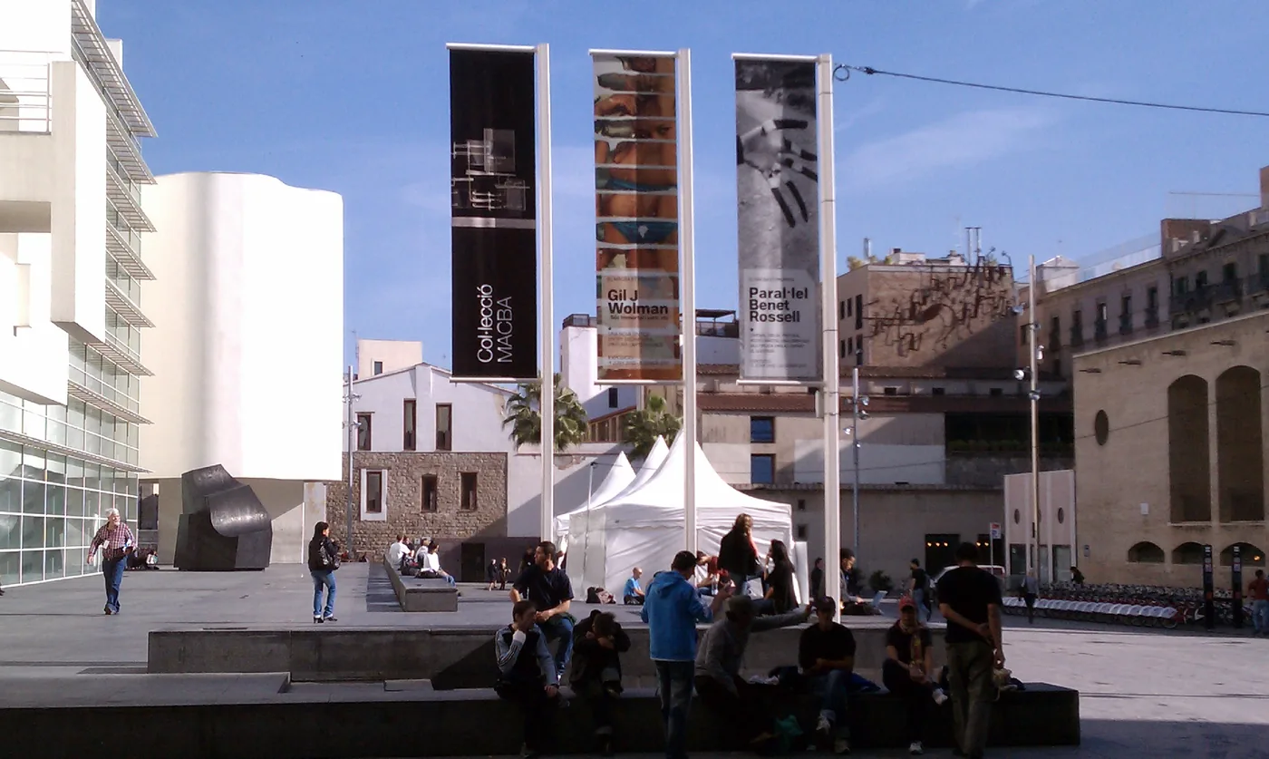 Plaça dels Àngels in front of MACBA, Barcelona