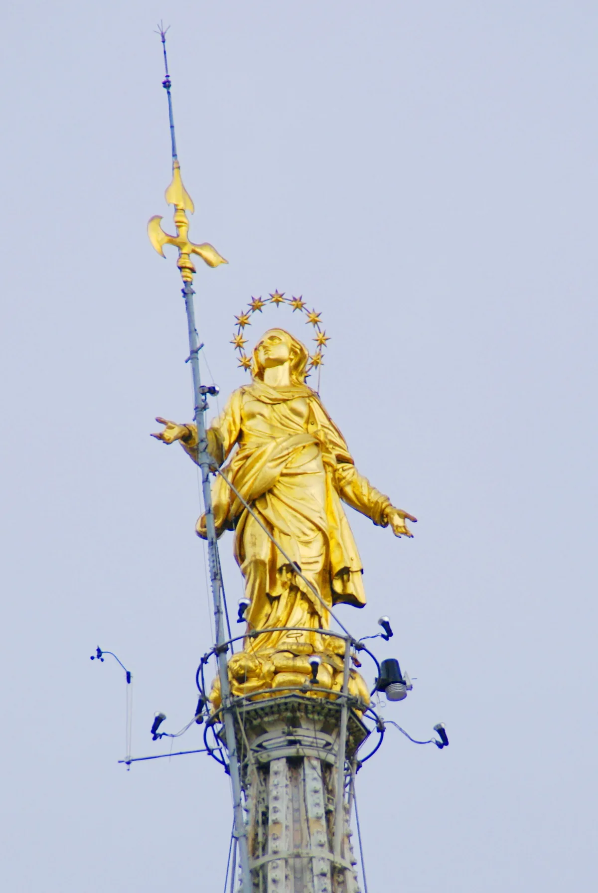 Madonnina — gilded copper statue, 1774, Milan Cathedral rooftop