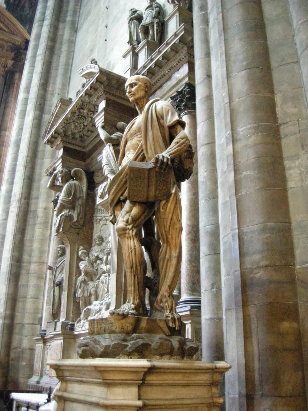 Marco d'Agrate — St. Bartholomew Flayed, 1562, Milan Cathedral
