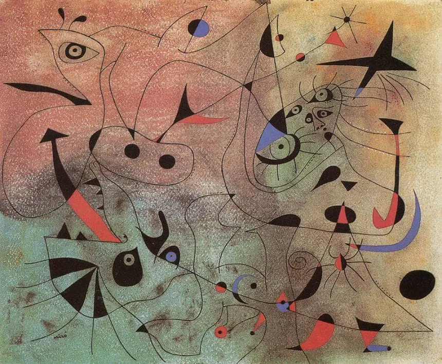 Miró — Morning Star, Constellations series, 1940