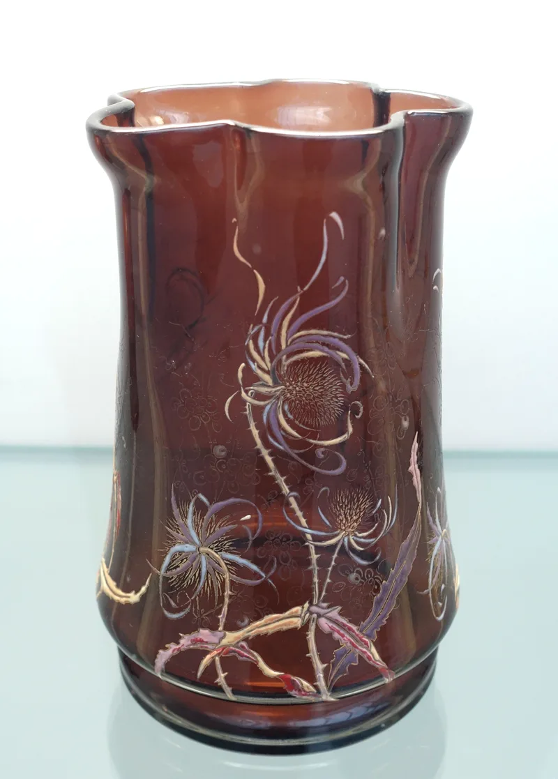 Émile Gallé — Art Nouveau glassware, Paris 1900 section, Petit Palais