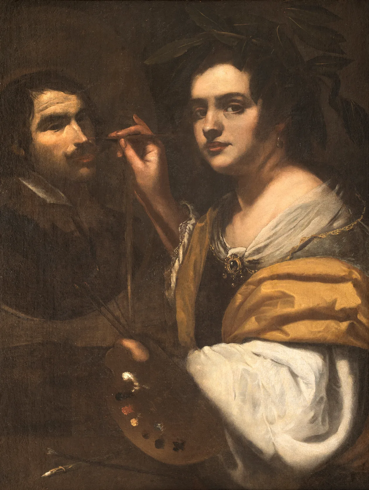 Artemisia Gentileschi self-portrait, Palazzo Barberini, Rome