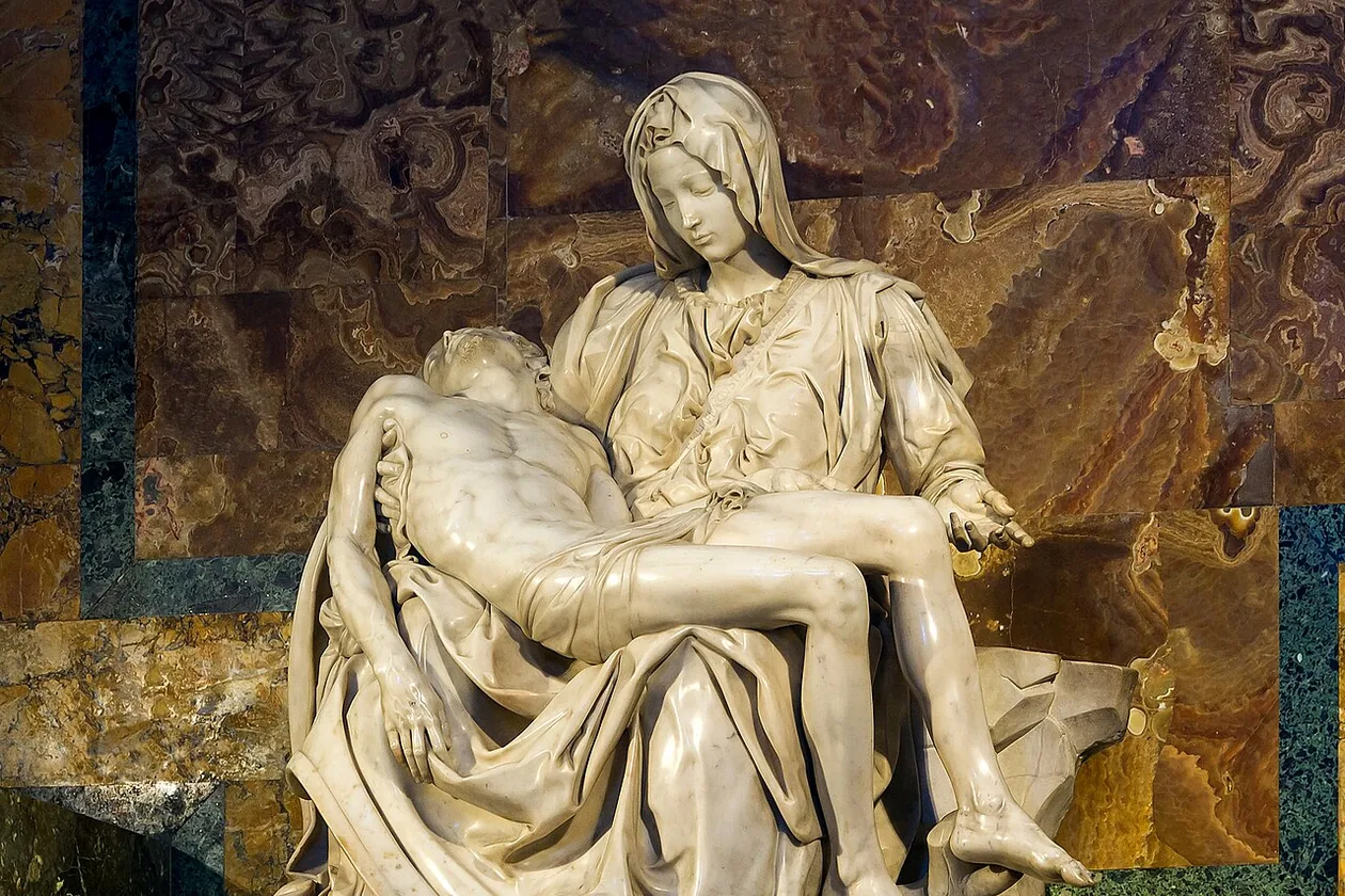 Michelangelo — Pietà, 1499, St Peter's Basilica