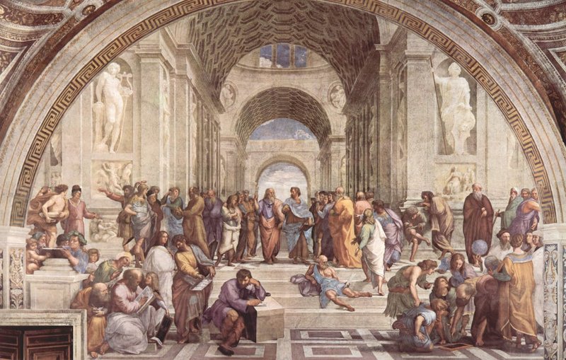 Raphael — The School of Athens fresco, Vatican Museums