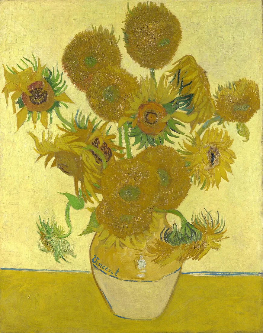 Vincent van Gogh — Sunflowers, 1888, National Gallery London