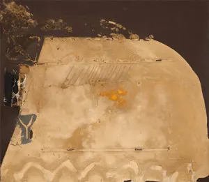 Tàpies — Marró i ocre, 1959. Mixed media on canvas, Fundación Juan March