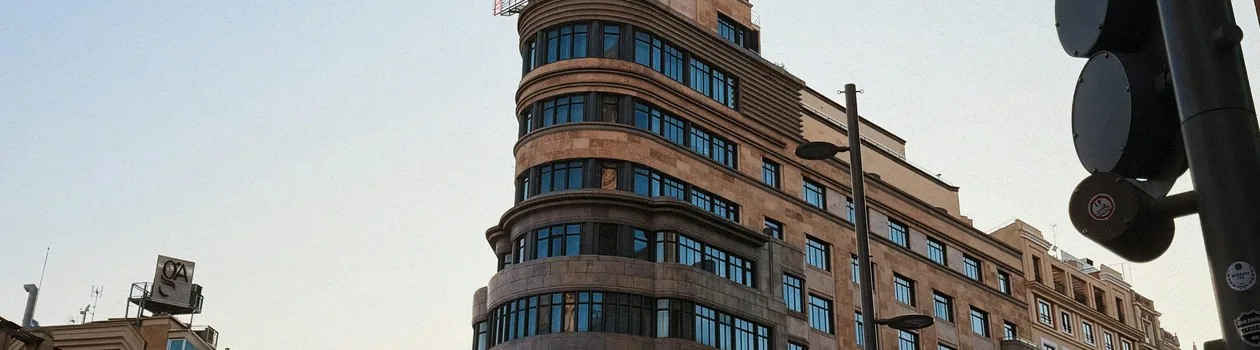Gran Vía street in Madrid