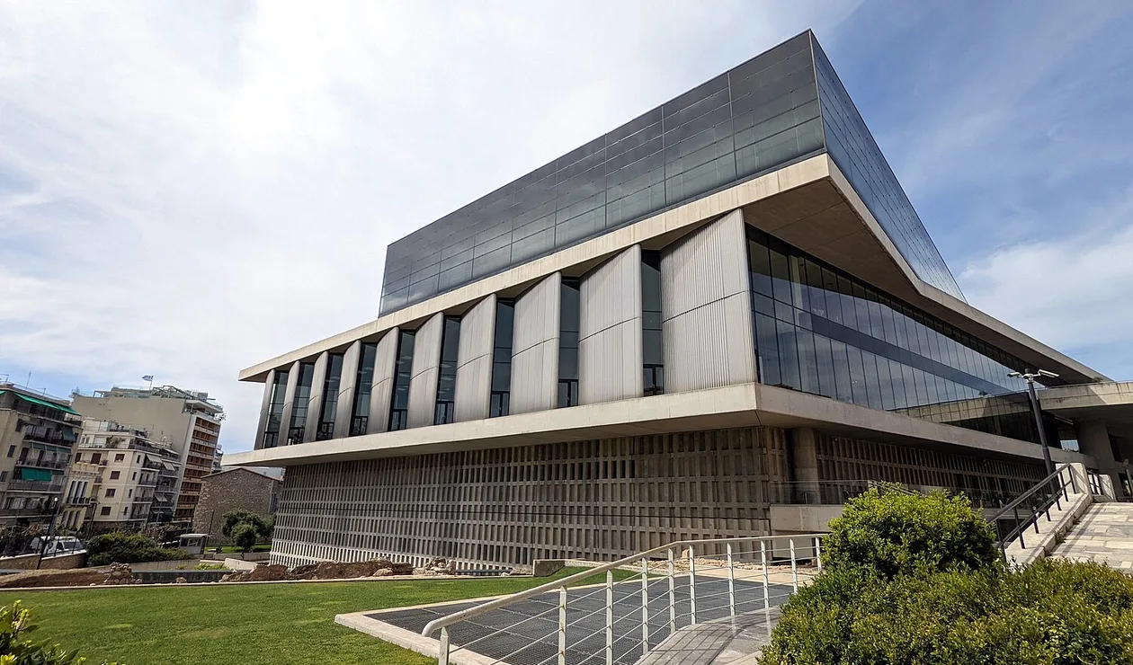 Acropolis Museum exterior in Athens