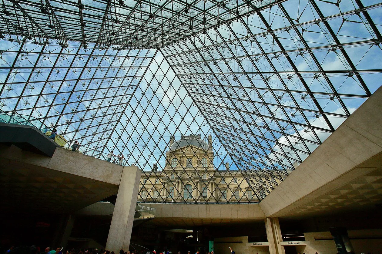 Louvre Museum Pyramid Paris