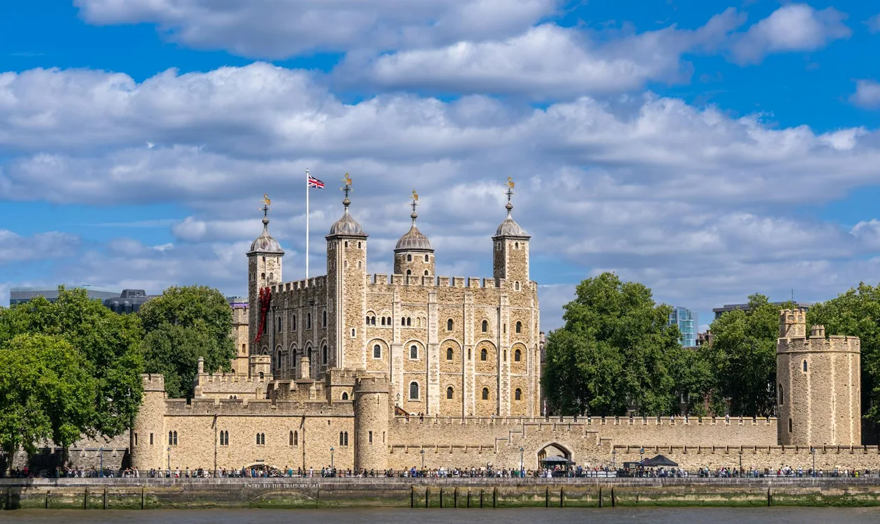Tower of London exterior by the Thames